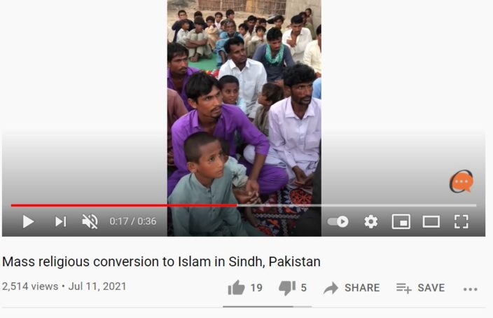 60 Hindus mass converted to Islam in Sindh